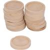 Buachois 50 Pezzi Dischi Legno 3cm Decorazione Tronco Naturale non Forato Dischetti d