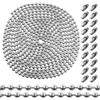 TOAOB THE ONE AND ONLY BABY TOAOB 6 Metri Catena Palline a Sfera in Acciaio Inox 4.5 mm Catenella per T