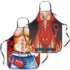 ZKGYUS 2Pcs Grembiule da Cucina per Adulti Grembiule Cucina Divertenti Div