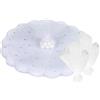 VICZON 70 Pz. Velo Veli di Fata Bianco Tulle Organza Tondo Veletti Tondi Tulle Po