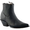 Grinders Uomo Grinders Nero MUSTANG Stivali IN Pelle Slip On Cowboy Chelsea Caviglia