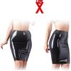 Late X - Sexy Fitted Natural Latex Skirt Mini Erotic Gonna in Lattice Aderente