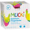 KREUL 2317 - Mucki Quietsch-Fingerfarbe 4 x 150 ml colori a dita neon a bas