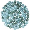 Glorex 6 1656 054 Legno Perle 14 Pezzi in Legno Turchese 11 x 8.5 x 1.5 cm