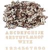 WangChaoJiu 400 PzLettere in Legno e Numeri in Legnos: 200 15cm Grandi Lettere Legno(A a