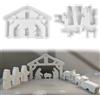 Lergas 2 Stampi in Silicone per Presepe Set per Natale