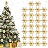 TaimeiMao 30Pcs Fiori di Natale Poinsettia Decorazione per Albero di Natale