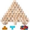 ZHMKYD13 Cubi Di Legno 500 Set 1 x 1 x 1cm Cubi Di Legno Decorare Piccoli Cu