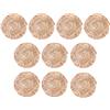 SUPVOX 10pcs Mini Cappelli di Paglia Bambola Cappelli di Paglia Piccoli C