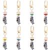 PH PandaHall 8pcs Portachiavi Gatto Che Fa Cenno Portafortuna Portachiavi P