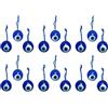 MYSTIC JEWELS Occhio turco da appendere in vetro contro il malocchio blu per buona fo