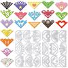 GLOBLELAND Varie Fustelle per Angoli di Libri per Fai Da Te Scrapbooking F