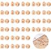 YAKLEE 52 Pcs Perline in Legno Naturale con Lettere A-Z da 12mm Palline Cubo con L