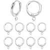 ALEXCRAFT Ganci Orecchini Argento 92 Ganci Orecchini Anallergici Monachelle K