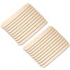 Powersell Bastoncini Giganti 20 CM in Legno Naturale Abbassalingua Bacchetti Gelato S