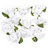 PATIKIL Mini Rose di Nastro di Raso 20 Pezzi Piccole Roselline di Stoffa con