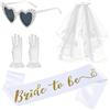 BSITSSS 4 Pezzi Addio al Nubilato Addio al Nubilato Gadget Bride to Be Imb