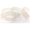 finemark Nastro a rete LEA BEIGE (40) 20 m x 25 mm nastro floreale nastro d