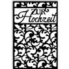 ideen mit herz Stencil per matrimonio 9,5 cm x 14,5 cm adatto per le comuni fustelle Sten