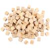 HFDONGL 500 piccoli blocchi di legno naturale cubi quadrati non finiti da 10 mm per