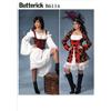 Butterick Patterns 6114 E5 - Cartamodello per Costume da Pirata da Donna Ta