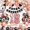 SWPEED Decorazioni per il 18° compleanno set Happy Banner Ghirlanda cor