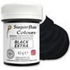 Sugarflair Colours Sugarflair Maximum Concentrated Paste Colour Black Nero Colore per Pasta di
