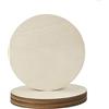 HERZONE Dischi di Legno Naturale HERZONE Diametro 20 cm Spessore 3 mm Confezione da