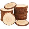 Duories 20 Dischi di Legno Naturale 5-6 cm,Rotondi,in Legno Non trattato,Dischi in L