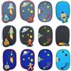 Hugfads Set di 12 Toppe Termoadesive per Bambini e Adulti,Patch Ricamate per Cucire e