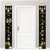 UGBO 40 Anni Decorazioni Compleanno Striscione di Buon Compleanno Oro Nero Addobbi