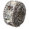 Tyenaza Nastro Con Strass Da 50 Cm - Rete Decorativa Per Fai-Da-Te Con Strass Da 2,5 C