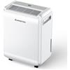 Ariston DEOS 12 EVO Deumidificatore Casa Muffa Portatile 12L/24h con Ruote Bagno e