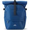 Nava Explorer Rolltop Zaino con 1 Scomparto, Tasche e Sicurezza Fibbie, Blu Atlantico