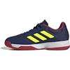 adidas Unisex - Bambini e Ragazzi Gamespec Kids Tennis Shoes, Dark Blue/Lucid Lemon/Ftwr White, 35 EU