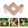 2 pezzi rotondo luminosa display porta base di legno per lampada lunare 3d