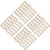 200 Pcs Lettere Legno Grandi Artigianato in Non Finito Ornamenti Con