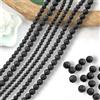 ZMDMAH 420 perline laviche nere fortunate pietra lavica vulcanica per bracciali gi