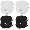 JEYORZY 8 pezzi Corda di Ricambio in Cotone Cordoncino per Pantaloni Cor