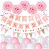 SUNBEAUTY Decorazioni per Feste di Compleanno Festoni Compleanno Addobbi B