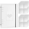 Hoxfly Photocard Binder Album Fotografico A5 Raccoglitore ad Anelli Ra