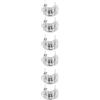 2 Pcs Staffe Per Bastone Bastoni Tende Staffa Mensola Tubi