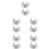 2 Pcs Staffe Per Bastone Bastoni Tende Staffa Mensola Tubi