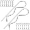 30 pz Assortimento di Coppiglie Kit Perni di Rimorchio Per Gancio di Traino In