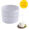 Dck Group 50 PEZZI Fuscella Fuscelle Forma Ricottiera Ricotta Formaggio 500 GR Fustella St