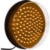 PrimeMatik SM049 - Luce LED per semaforo IP65 200 mm da 220 V AC giallo