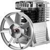 VEVOR Pompa a Testa del Compressore Aria 375L 3KW Tipo di Pistone Testa della Pompa a Doppio Cilindro 1300tr / min 1 Stadio 11 Bar Costruzione della Testa della Pompa a Cilindro in Alluminio