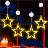 Philzops luci di Natale, decorazioni, stelle, LED, batteria, interno, esterno, tenda, ...