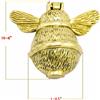 Fatto a mano Battiporta ape bomba in ottone massiccio stile animale funzionante stile batt...