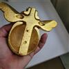 Fatto a mano Antico battente per porta ape bomba in ottone stile animale funzionante stile...